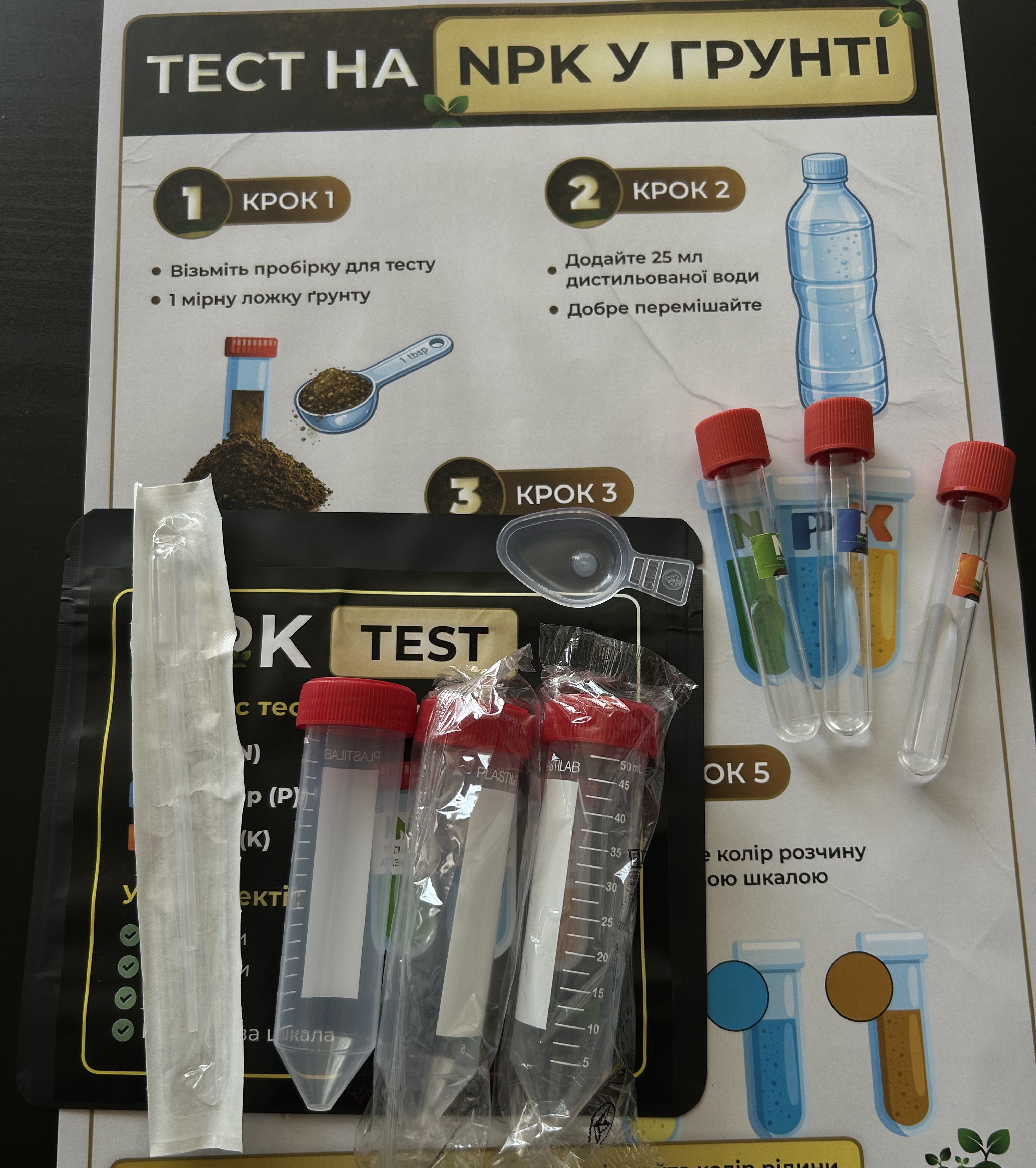 Фото комплекту НПК тесту